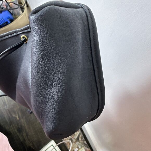 Vintage Coach Everett Crossbody Bag 9934 Navy USA 2000 Hang Tag Included - Picture 5 of 16